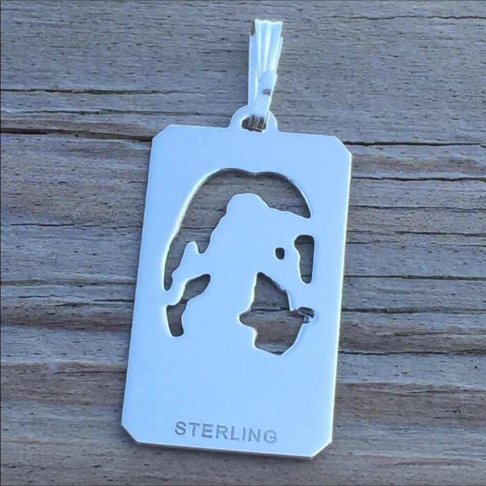 World Tarot Card Pendant solid .925 Sterling Silver dainty Made in USA - Picture 6 of 13
